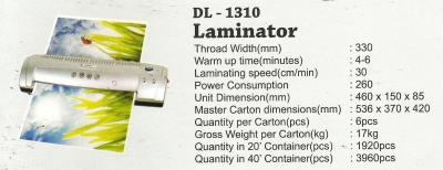 Mesin Laminating Daiko DL - 1310