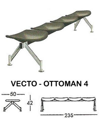 Kursi tunggu Indachi VECTO OTTOMAN 4