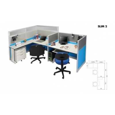 Partisi kantor ARCADIA Slim 2