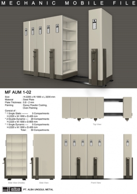 Mobile File Alba Mecanic MF AUM 1-02
